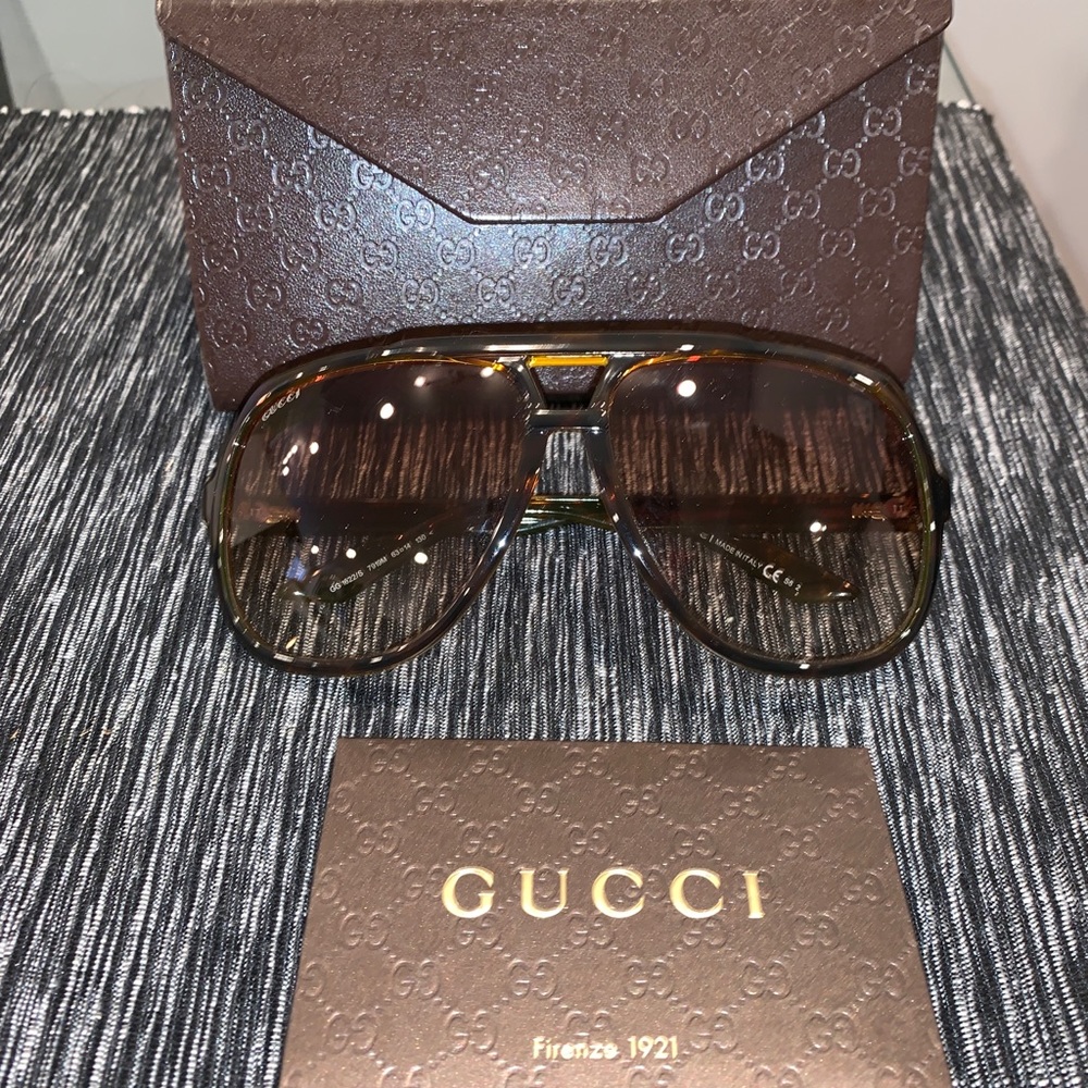 GUCCI Sunglasses 1622/S 0791 Havana 63MM